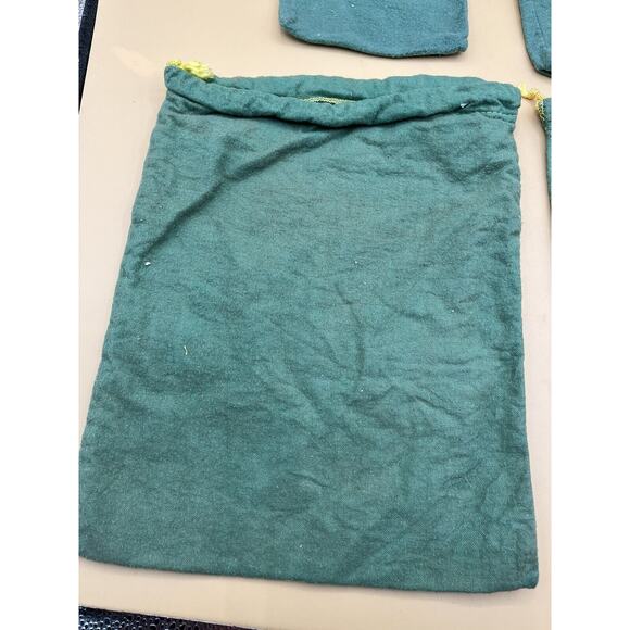 Lot of Shreve Crump & Low Co Anti Tarnish Drawstring Bags Green - Picture 3 of 9